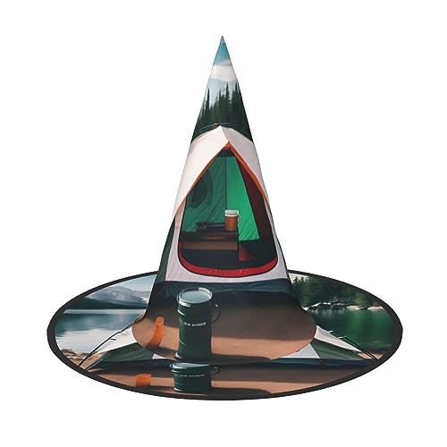 Lake Camping Print Rave Hexenhut Karneval Halloween Hut für Partys Maskeraden und Kostümveranstaltungen Lake Camping Print Rave Hexenhut Karneval Halloween Hut für Partys Maskeraden und Kostümveranstaltungen von ERTTNT