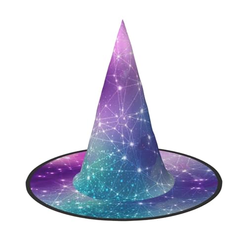 Magischer Weltraum-Druck Rave Hexenhut Karneval Halloween Hut für Partys Maskeraden und Kostümveranstaltungen Magischer Weltraum-Druck Rave Hexenhut Karneval Halloween Hut für Partys Maskeraden und Kostümveranstaltungen von ERTTNT
