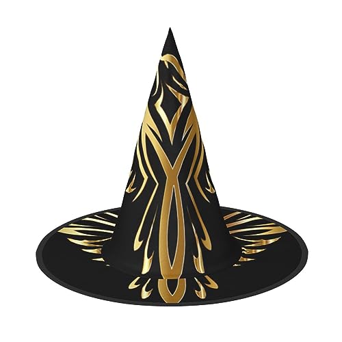 Phoenix Print Rave Hexenhut Karneval Halloween Hut für Partys Maskeraden und Kostümveranstaltungen von ERTTNT