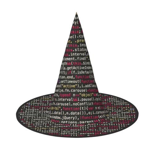 Programmierer Programmiercode Druck Rave Hexenhut Karneval Halloween Hut für Partys Maskeraden und Kostümveranstaltungen Programmierer Programmiercode Druck Rave Hexenhut Karneval Halloween Hut für Partys Maskeraden und Kostümveranstaltungen von ERTTNT