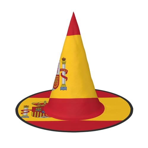 Spanische Flagge, Rave-Hexenhut, Karneval, Halloween, Hut für Partys, Maskeraden und Kostümveranstaltungen Spanische Flagge, Rave-Hexenhut, Karneval, Halloween, Hut für Partys, Maskeraden und Kostümveranstaltungen von ERTTNT