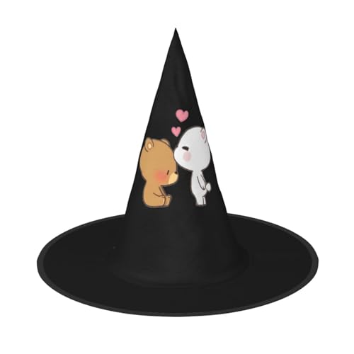 Weißer Bär, brauner Bär, Rave Hexenhut, Karneval, Halloween, Hut für Partys, Maskeraden und Kostümveranstaltungen Weißer Bär, brauner Bär, Rave Hexenhut, Karneval, Halloween, Hut für Partys, Maskeraden und Kostümveranstaltungen von ERTTNT