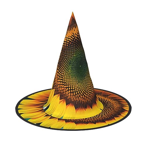 You Are My Sunshine Sonnenblumen-Print Rave Hexenhut Karneval Halloween Hut für Partys Maskeraden und Kostümveranstaltungen You Are My Sunshine Sonnenblumen-Print Rave Hexenhut Karneval Halloween Hut für Partys Maskeraden und Kostümveranstaltungen von ERTTNT