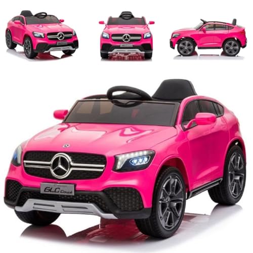 ES-TOYS Kinderfahrzeug - Elektro Auto Mercedes GLC - lizenziert - 12V Akku,2 Motoren+ 2,4Ghz+Ledersitz+Eva-Pink ES-TOYS Kinderfahrzeug - Elektro Auto Mercedes GLC - lizenziert - 12V Akku,2 Motoren+ 2,4Ghz+Ledersitz+Eva-Pink von ES-TOYS