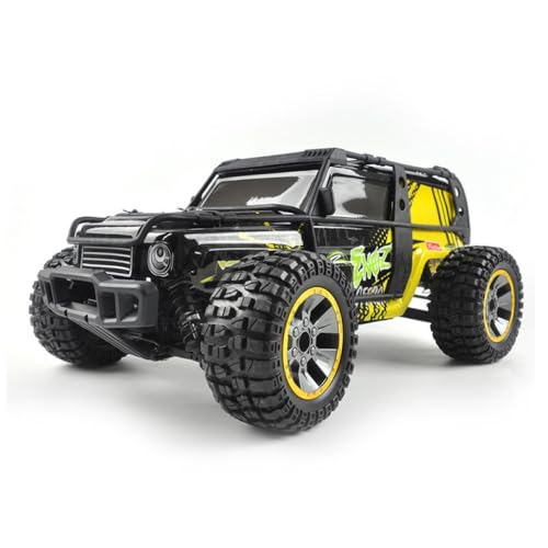 ES-Toys RC Elektro Buggy 1:10 mit 2,4Ghz Fernsteuerung, 48 km/h, Allradantrieb - 1700 mAh LiIon Extreme 204E" (Schwarz-Gelb) von ES-TOYS