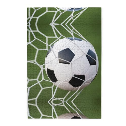 Fußball 1000 Holzpuzzles in Kunststoffboxen (vertikale Version), die erste Wahl für den Genuss der Freizeit von ESASAM