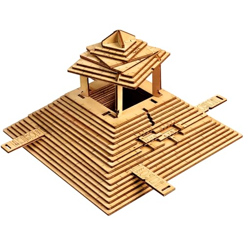 ESC WELT Quest Pyramide - Escape Room Spiel - Geschenke für Männer und Frauen - Holzpuzzle Erwachsene - 3D Puzzle Box Spiele aus Holz für Erwachsene - Geschenkbox Knobelspiel - Spiel Geschenke von ESC WELT