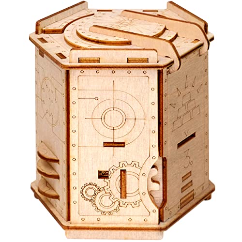 ESC Welt Fort Knox Puzzle Box - Escape Room in a Box - Denksportaufgabe für Erwachsene und Kinder - Puzzle-Boxen mit Verstecktem Fach - Holzpuzzle-Spiele - Geld-Sparbüchse - 3D-Puzzles für Erwachsene ESC Welt Fort Knox Puzzle Box - Escape Room in a Box - Denksportaufgabe für Erwachsene und Kinder - Puzzle-Boxen mit Verstecktem Fach - Holzpuzzle-Spiele - Geld-Sparbüchse - 3D-Puzzles für Erwachsene von ESC WELT
