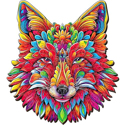 ESC WELT Holzpuzzle Fuchs-Mandala 300 Teile - Anspruchsvolles Denkspiel für Kinder & Erwachsene - Umweltfreundliches & Unterhaltsames Lernspielzeug - Herausforderndes Spiel - Denkspiel aus Holz ESC WELT Holzpuzzle Fuchs-Mandala 300 Teile - Anspruchsvolles Denkspiel für Kinder & Erwachsene - Umweltfreundliches & Unterhaltsames Lernspielzeug - Herausforderndes Spiel - Denkspiel aus Holz von ESC WELT