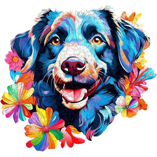 ESC WELT Holzpuzzle Hund 200 Teile - Anspruchsvolles Denkspiel für Kinder & Erwachsene - Umweltfreundliches & Unterhaltsames Lernspielzeug - Herausforderndes Spiel - Denkspiel aus Holz ESC WELT Holzpuzzle Hund 200 Teile - Anspruchsvolles Denkspiel für Kinder & Erwachsene - Umweltfreundliches & Unterhaltsames Lernspielzeug - Herausforderndes Spiel - Denkspiel aus Holz von ESC WELT
