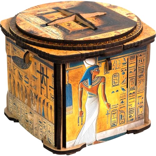 ESC WELT Wooden Secret Art Lock Box Puzzle Spiel aus Holz - Kreative Geschenkbox für Geld, Gutscheine, Geschenkkarten - 3D Holzbox Spiel - Geschenkbox für Jugendliche und Erwachsene - 3D Holzpuzzle ESC WELT Wooden Secret Art Lock Box Puzzle Spiel aus Holz - Kreative Geschenkbox für Geld, Gutscheine, Geschenkkarten - 3D Holzbox Spiel - Geschenkbox für Jugendliche und Erwachsene - 3D Holzpuzzle von ESC WELT