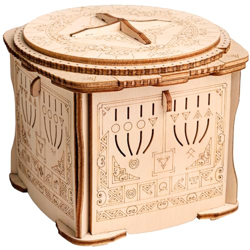 ESC WELT Wooden Secret Lock Box - Kreative Geschenkbox für Geld, Gutscheine, Geschenkkarten - 3D-Holzkastenspiel - Geschenkrätselspiel - Geschenkbox für Jugendliche und Erwachsene - 3D-Holzpuzzle ESC WELT Wooden Secret Lock Box - Kreative Geschenkbox für Geld, Gutscheine, Geschenkkarten - 3D-Holzkastenspiel - Geschenkrätselspiel - Geschenkbox für Jugendliche und Erwachsene - 3D-Holzpuzzle von ESC WELT