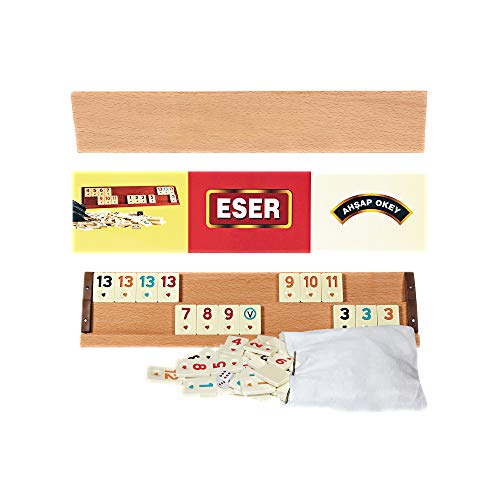 ESER Original Rummy / Okey Ahsap mit MELAMIN Steine Holz Okey TAKIMI Star ESER Original Rummy / Okey Ahsap mit MELAMIN Steine Holz Okey TAKIMI Star von ESER
