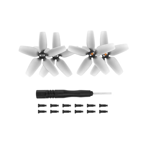 ESJAYING 4 Stück Propeller 2925S Klinge mit Schraubenzieher for D-JI Avata Drohnenzubehör (Size : Gray) von ESJAYING