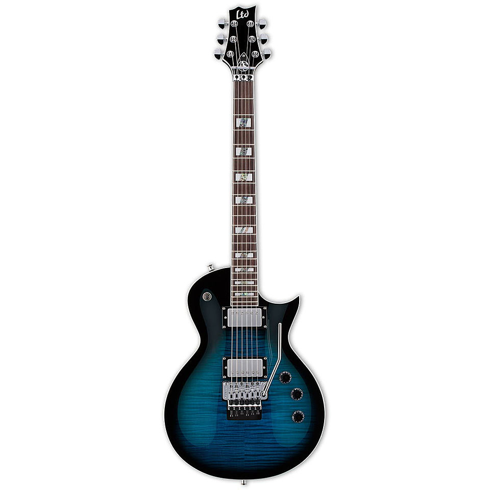 ESP Ltd AS-1FR BLKAQSB Alex Skolnick Signature Black Aqua E-Gitarre von ESP LTD