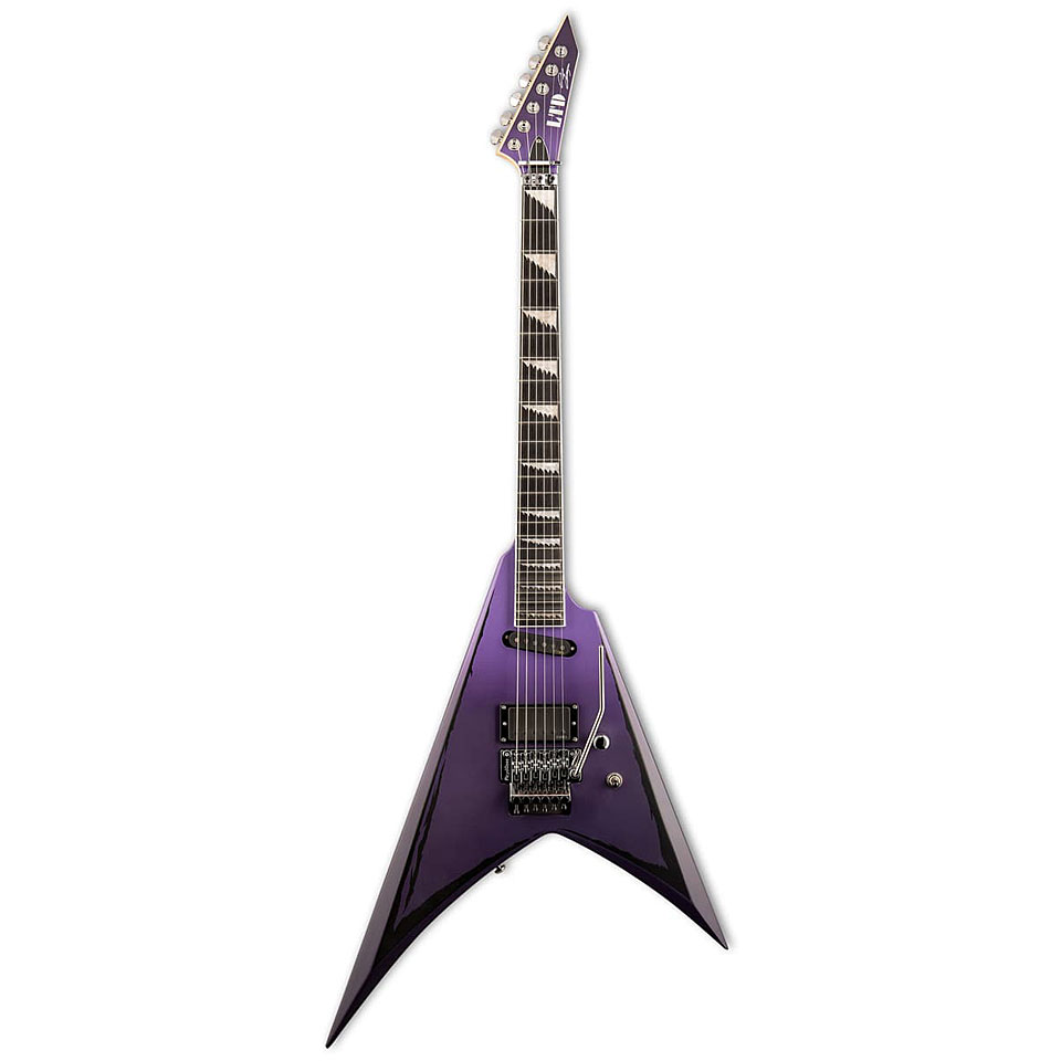ESP Ltd Alexi Ripped Sawtooth Purple Fade Satin E-Gitarre von ESP LTD