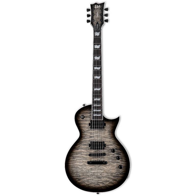 ESP Ltd Deluxe EC-1000T QM Charcoal Burst E-Gitarre von ESP LTD