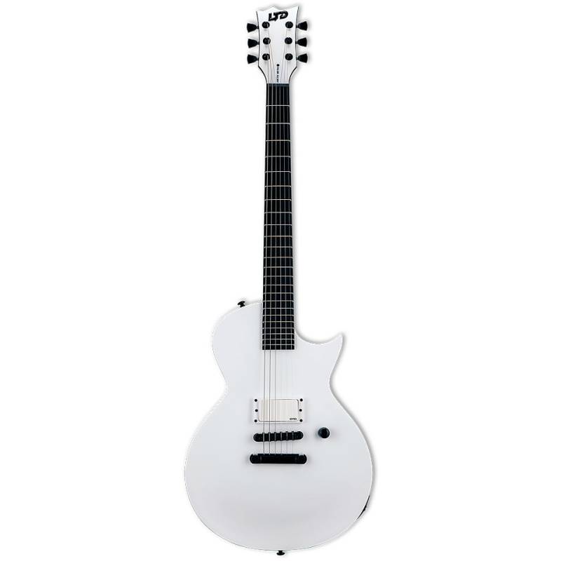 ESP Ltd EC Arctic Metal Snow White Satin E-Gitarre von ESP LTD