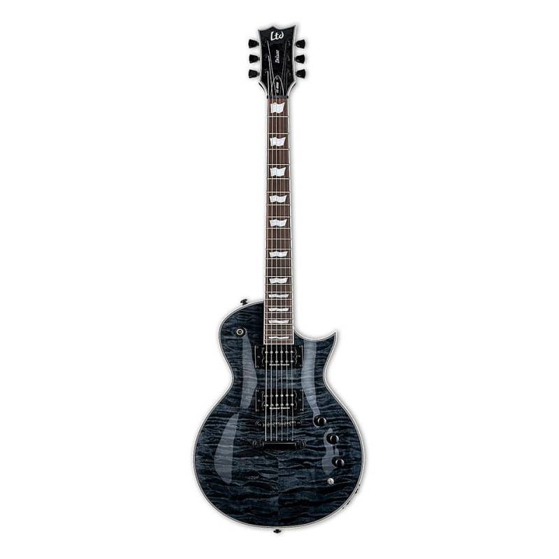 ESP Ltd EC1000 Piezo QM STBLK See Thru Black E-Gitarre von ESP LTD