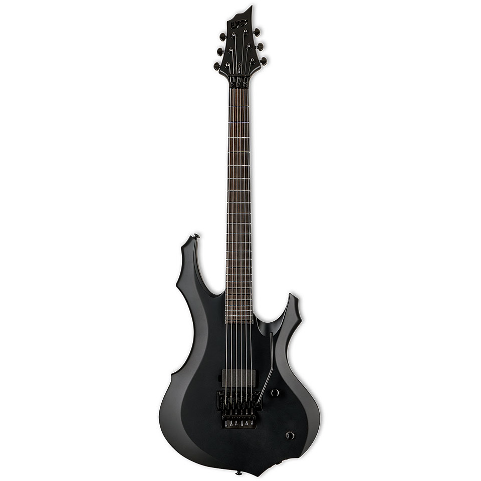 ESP Ltd F Black Metal BLKS Black Satin E-Gitarre von ESP LTD