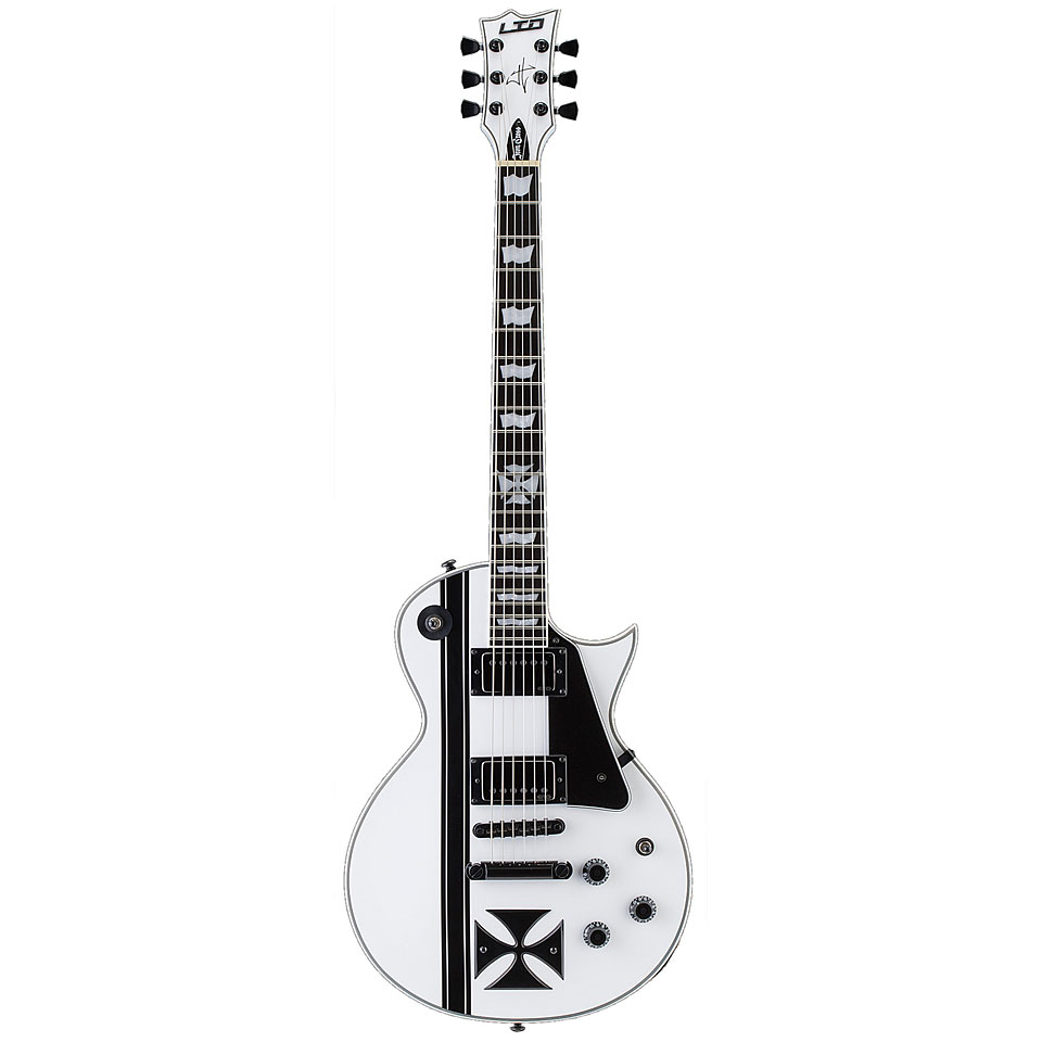 ESP Ltd Iron Cross Snow White James Hetfield E-Gitarre ESP Ltd Iron Cross Snow White James Hetfield E-Gitarre von ESP LTD
