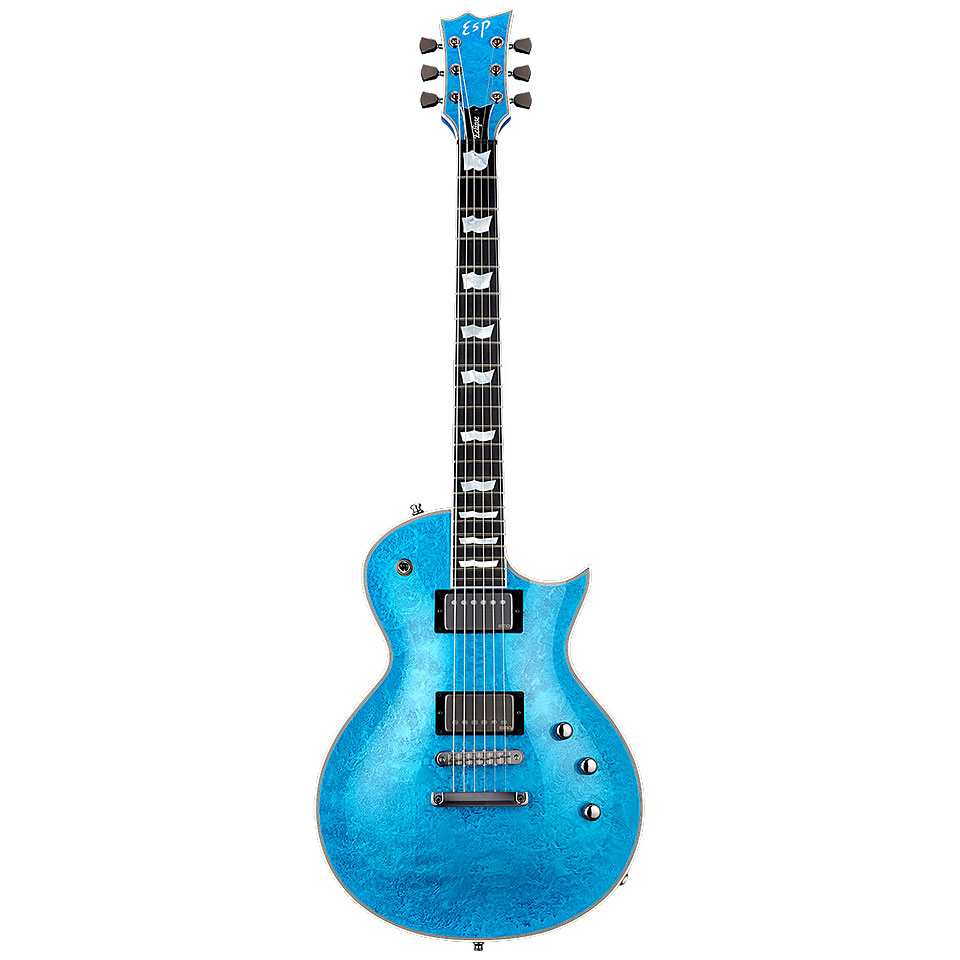 ESP Eclipse Custom Blue Liquid Metal E-Gitarre von ESP