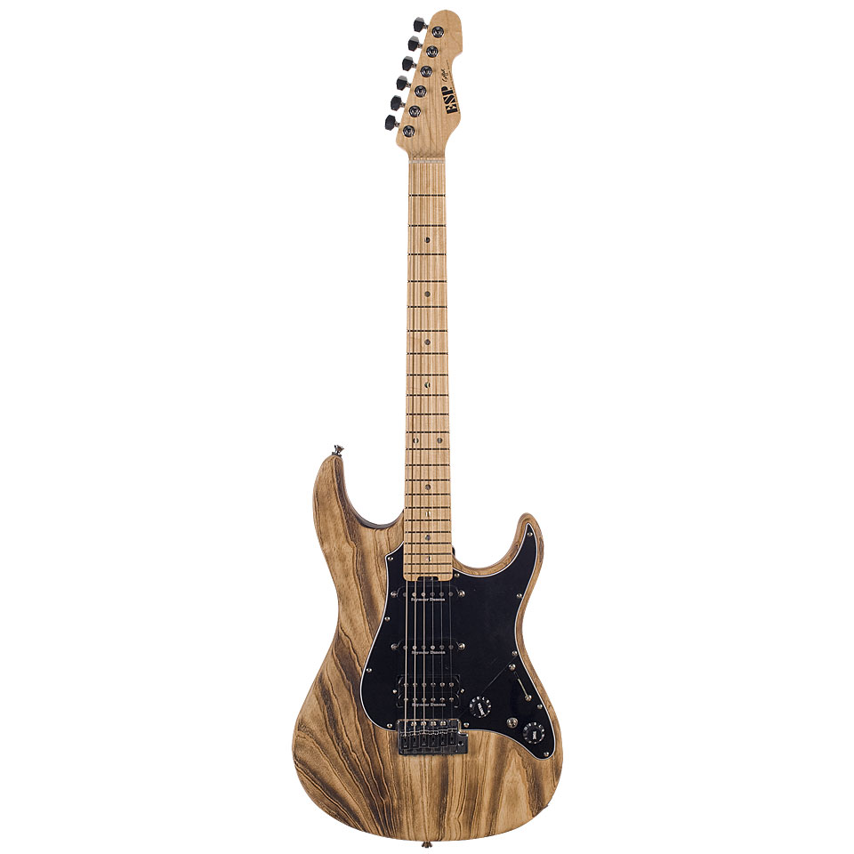 ESP P Snapper CTM Maple Drift Wood Burner Satin E-Gitarre von ESP