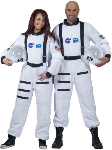 ESPA / FunnyFashion Weißes Astronaut Kostüm für Erwachsene von Toyland