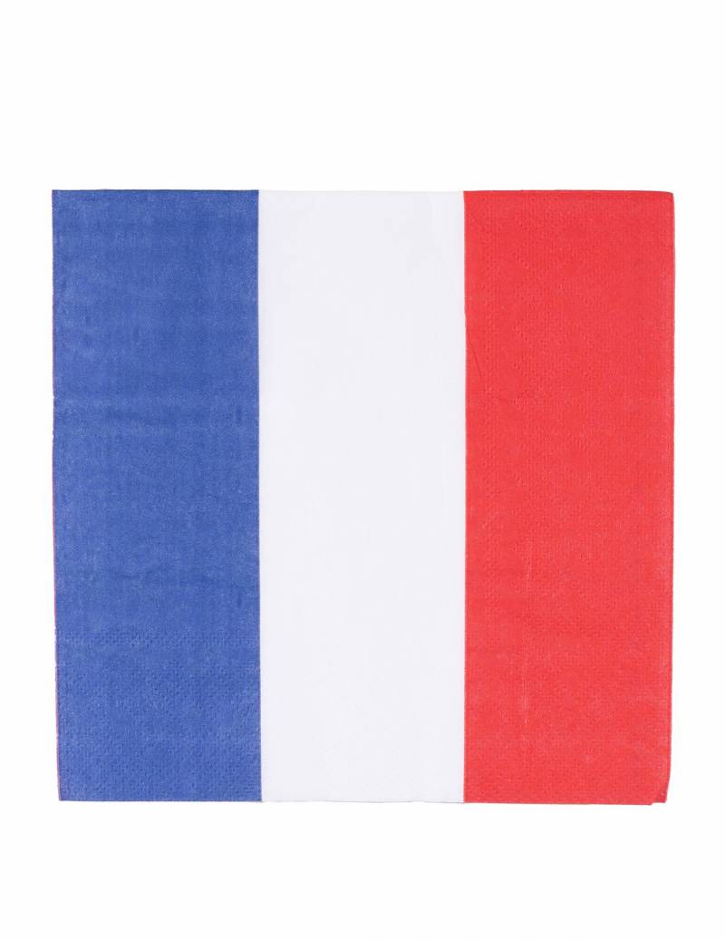 20 Frankreich Servietten blau weiss rot von ESPA