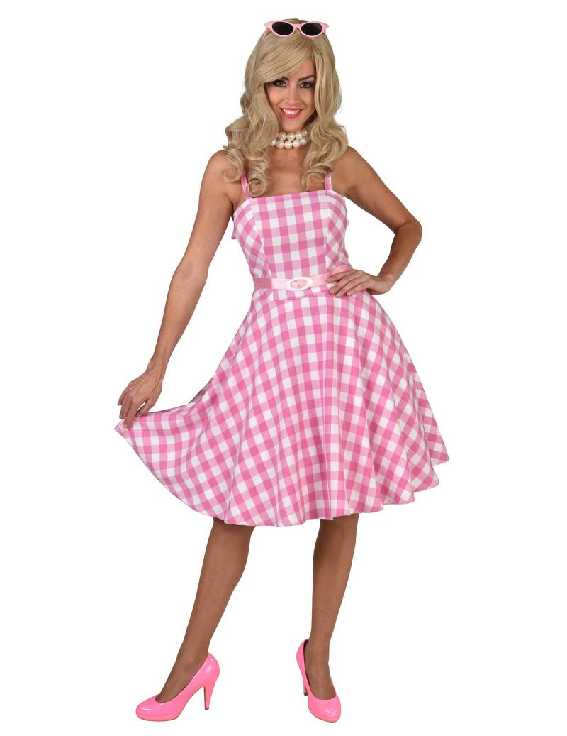 50er-Jahre-Puppe Kleid Vichy rosa Damen 50er-Jahre-Puppe Kleid Vichy rosa Damen von ESPA
