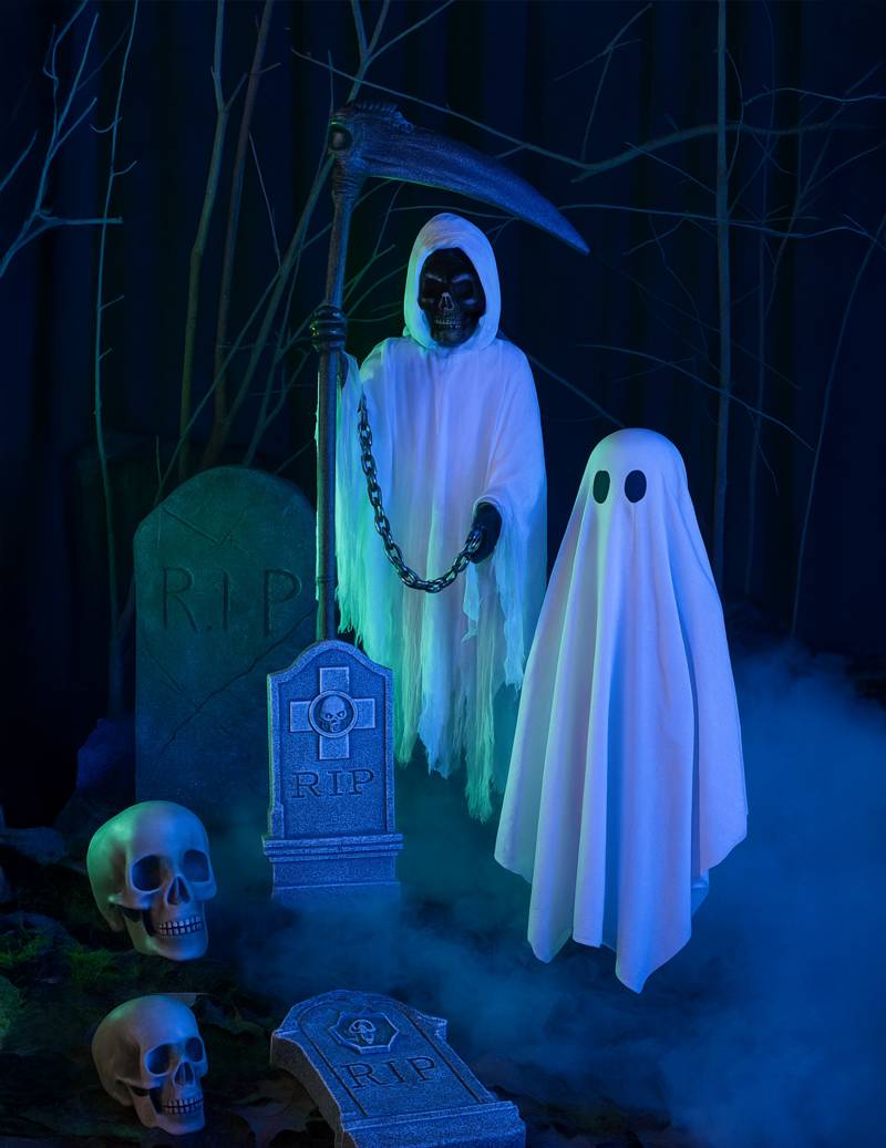 Animatronic Animierte Deko Sensenmann mit Licht und Sound 180 cm Animatronic Animierte Deko Sensenmann mit Licht und Sound 180 cm von ESPA