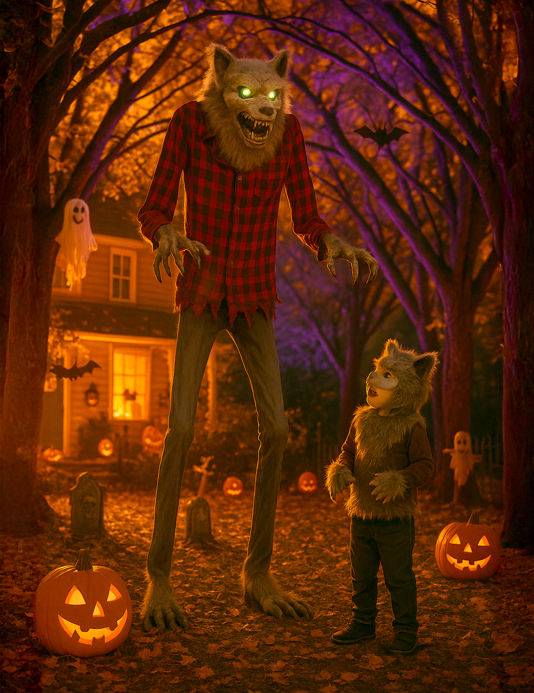 Animatronic Bewegliche Deko Werwolf 200 cm Animatronic Bewegliche Deko Werwolf 200 cm von ESPA
