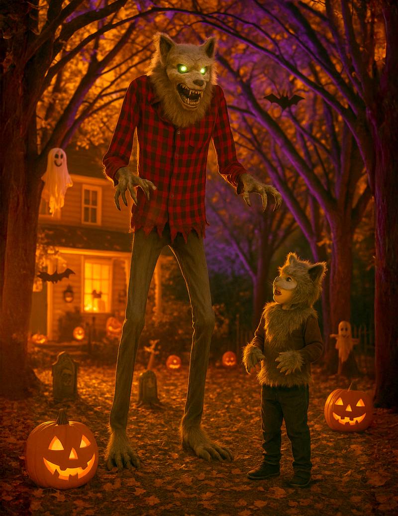 Animatronic Bewegliche Deko Werwolf 200 cm Animatronic Bewegliche Deko Werwolf 200 cm von ESPA
