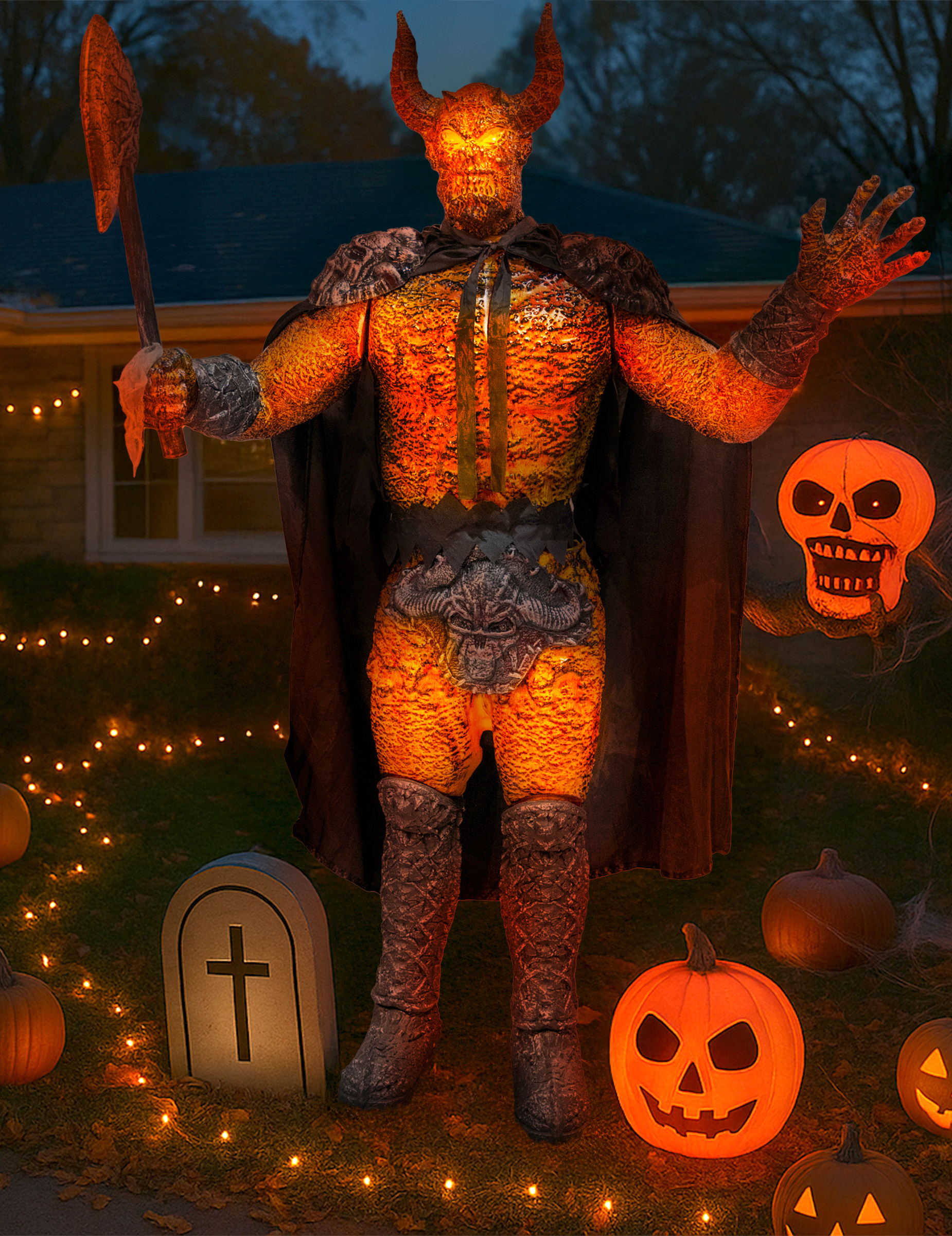 Animatronic Dämonenkönig für Halloween, 2,1m von ESPA
