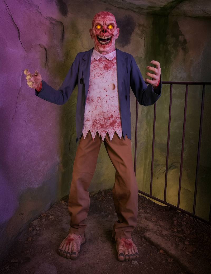 Animatronic Deko Zombie mit Licht und Soundeffekt 215 cm von ESPA
