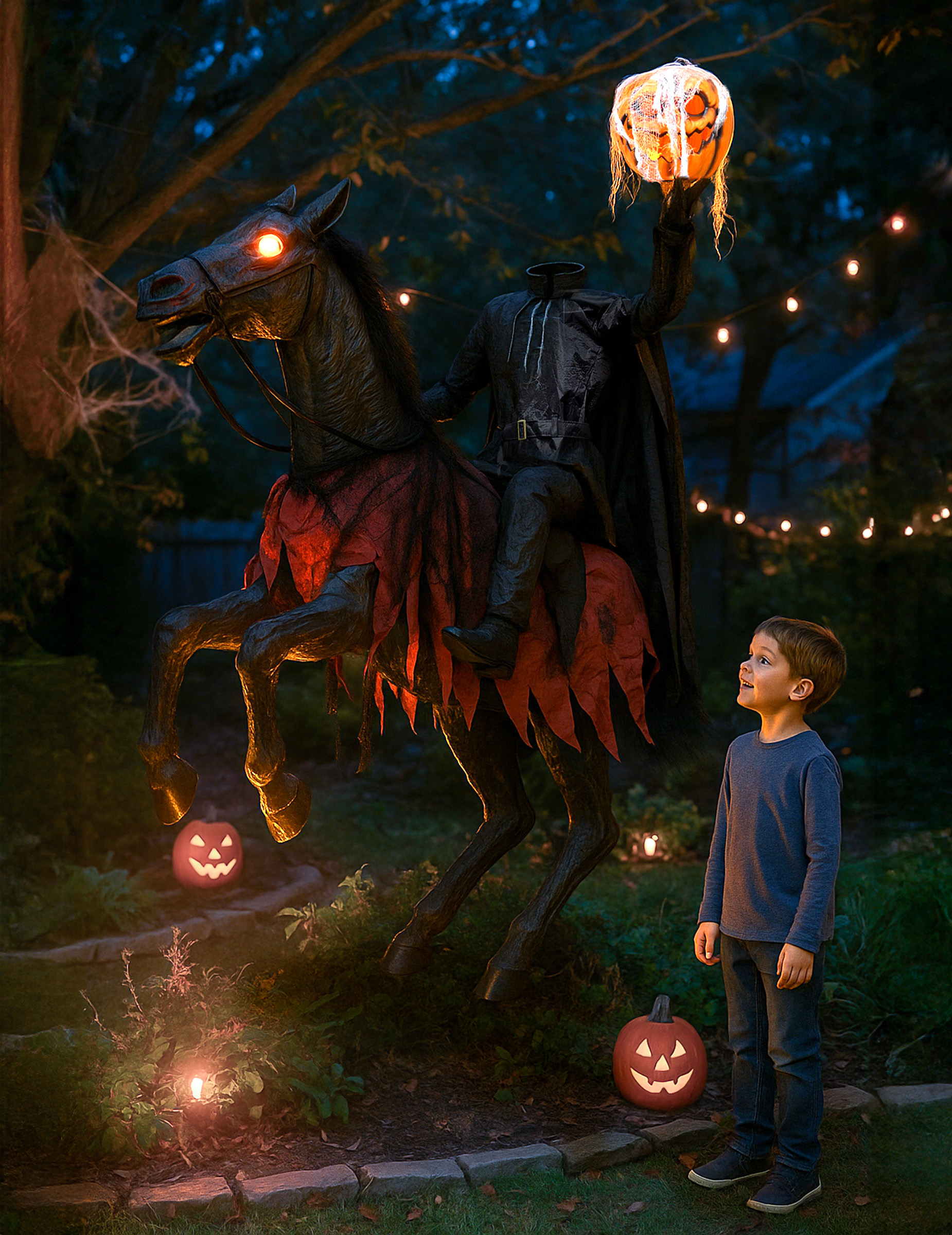 Animatronic Kopfloser Reiter für Halloween, 2,1m Animatronic Kopfloser Reiter für Halloween, 2,1m von ESPA