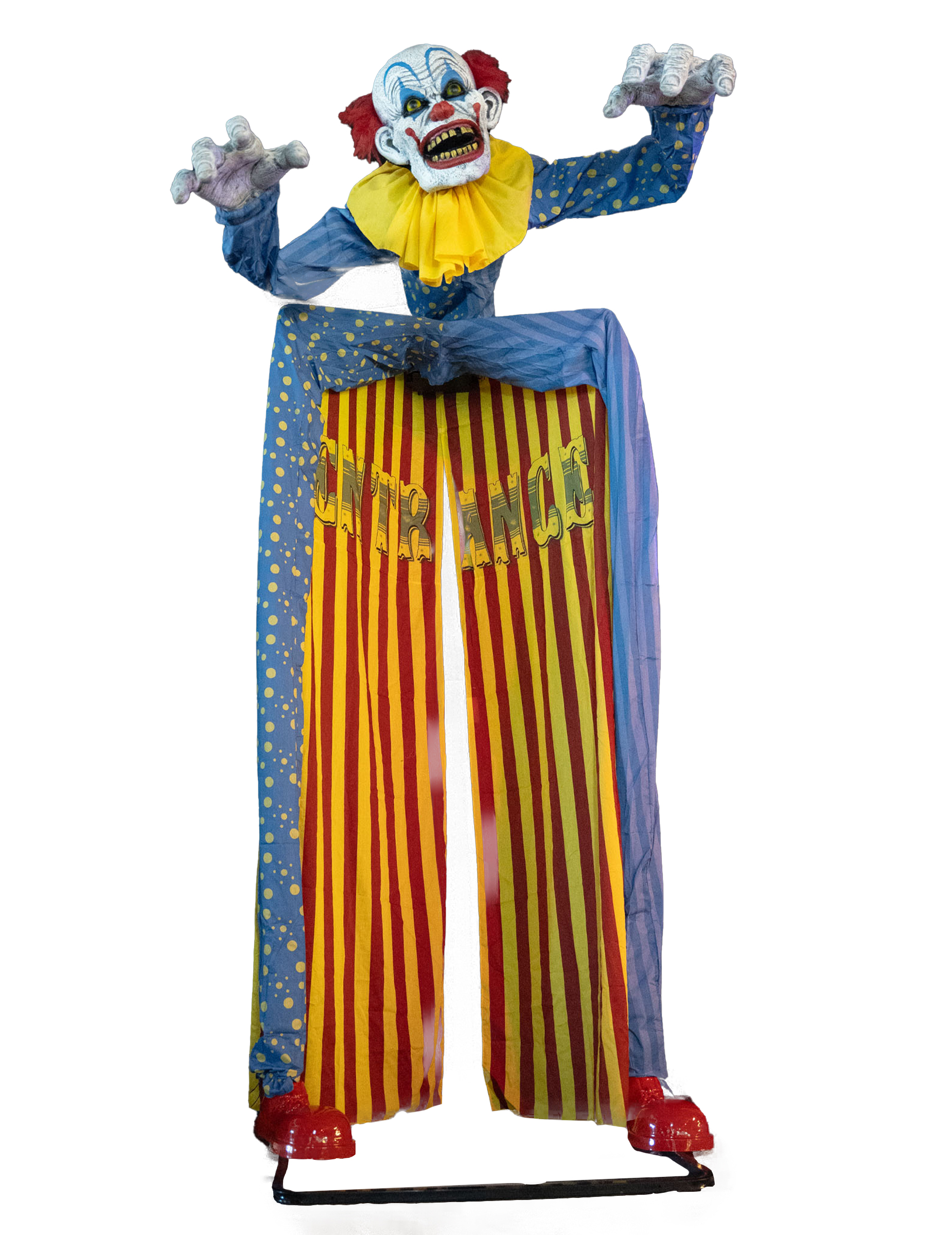 Animierte Clown-Eingangsdekoration mit Bewegung, Sound + Lichteffekten 290 cm Animierte Clown-Eingangsdekoration mit Bewegung, Sound + Lichteffekten 290 cm von ESPA