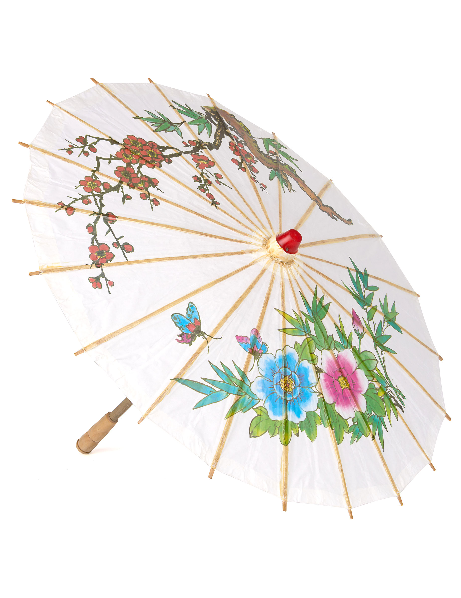 Asiatischer Sonnenschirm Kostümzubehör bunt 60 cm Asiatischer Sonnenschirm Kostümzubehör bunt 60 cm von ESPA