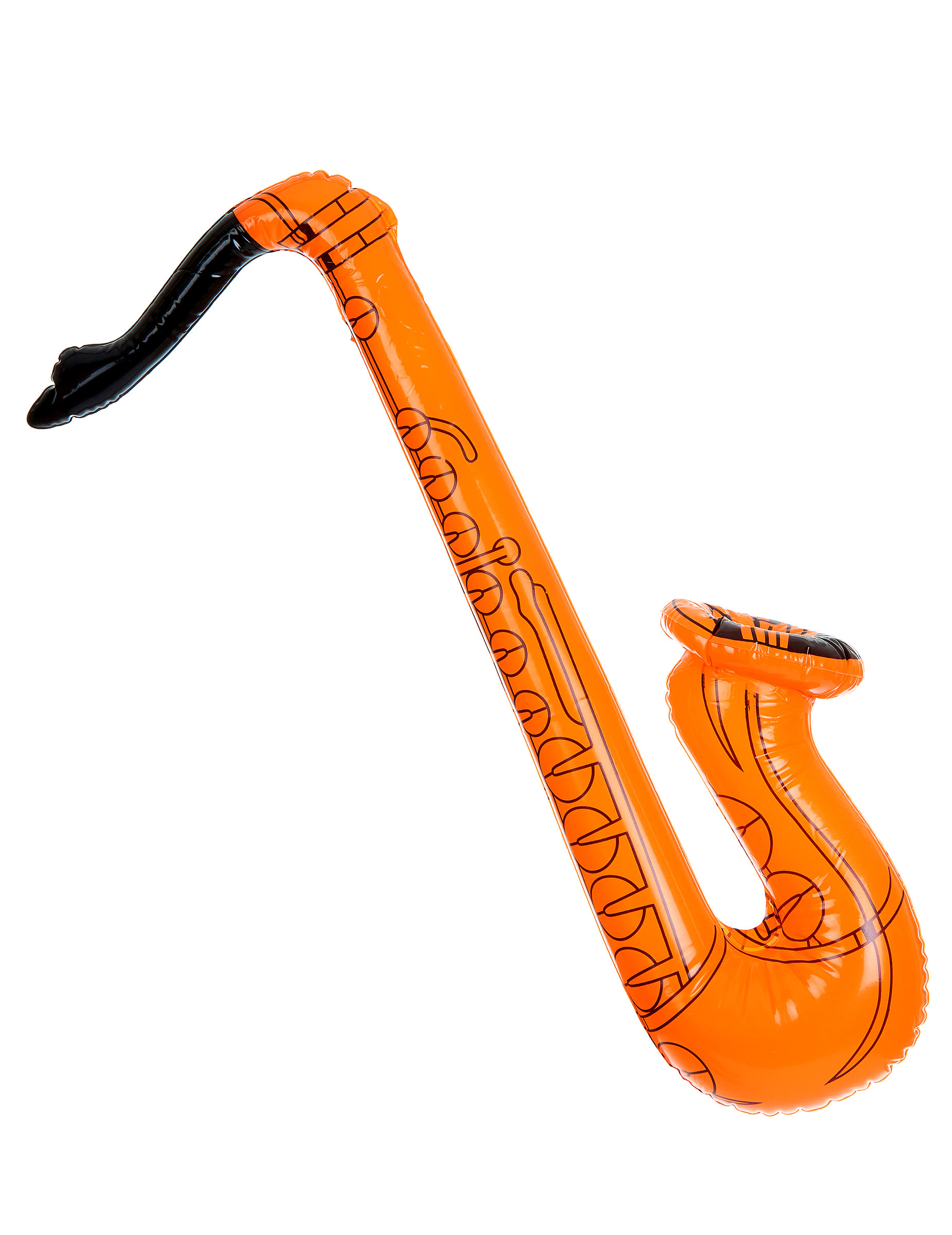 Aufblasbares Saxophon orange von ESPA