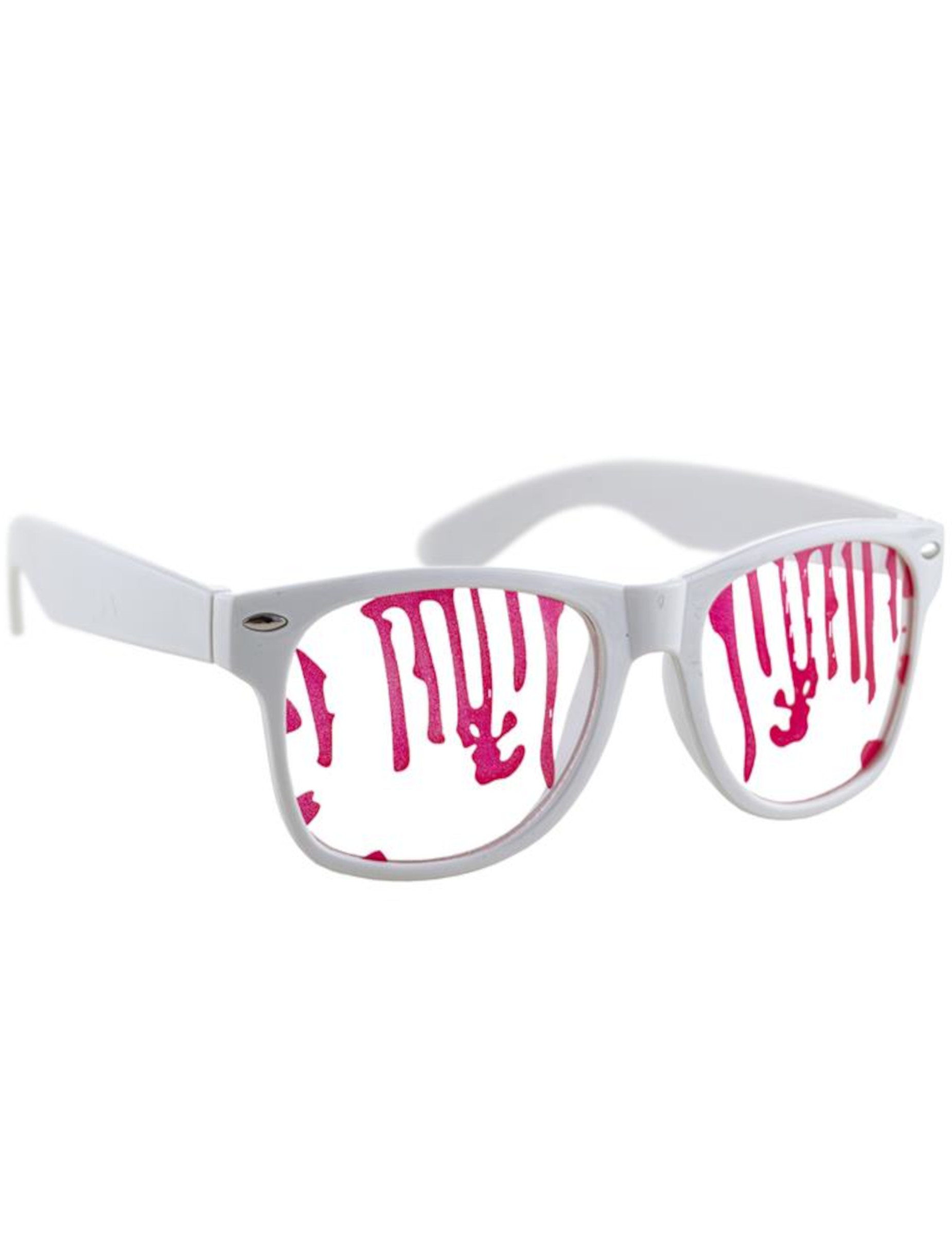 Blutige Halloween-Brille blutige Nerdbrille rot-weiss Blutige Halloween-Brille blutige Nerdbrille rot-weiss von ESPA