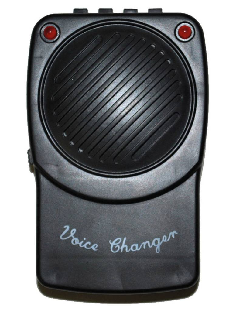 Cooler Stimmverzerrer 3 verschiedene Stimmen schwarz von ESPA