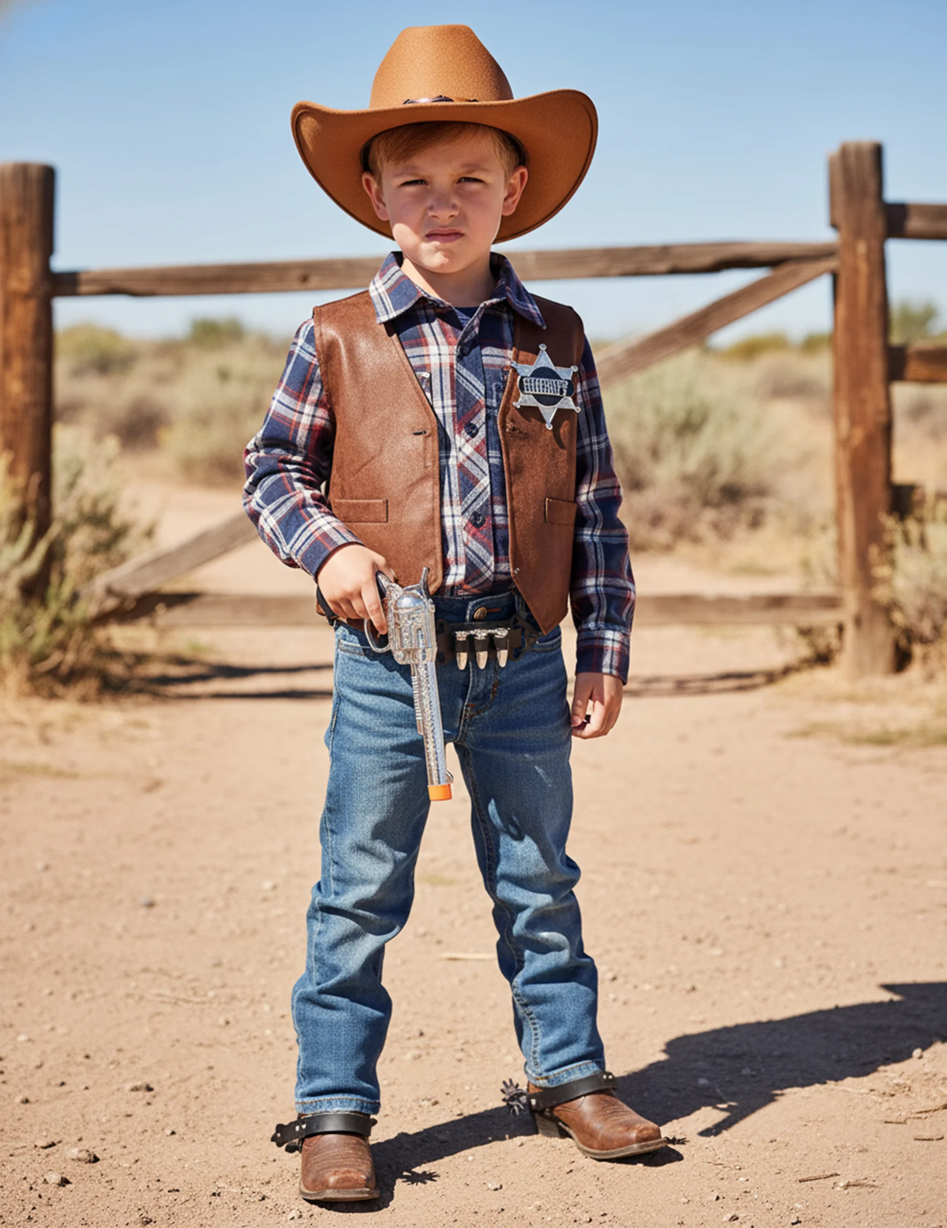 Cowboy Zubehör Set für Kinder + Erwachsene von ESPA