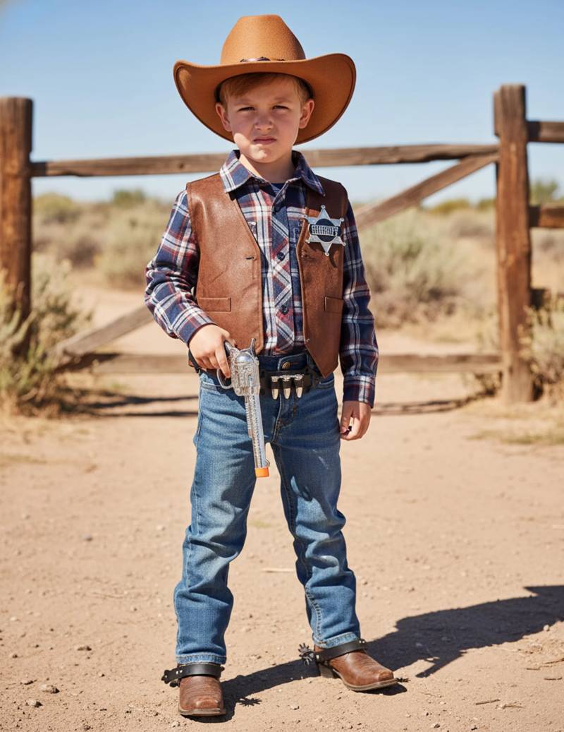 Cowboy Zubehör Set für Kinder + Erwachsene von ESPA