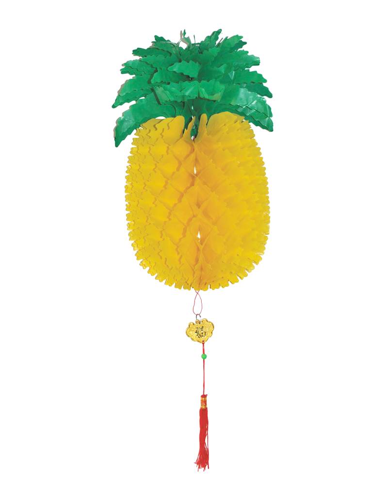 Deko-Ananas aus Wabenpapier 50 cm von ESPA