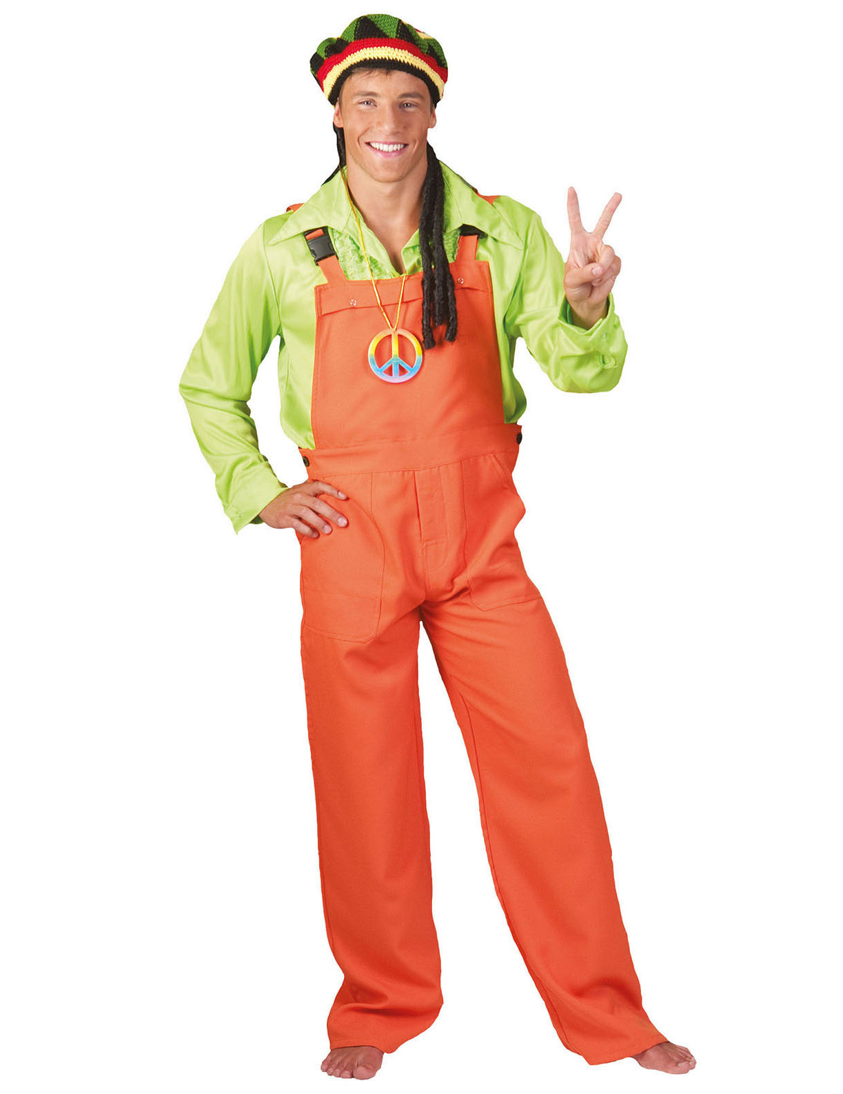 Erwachsenen-Latzhose in Neonorange Erwachsenen-Latzhose in Neonorange von ESPA