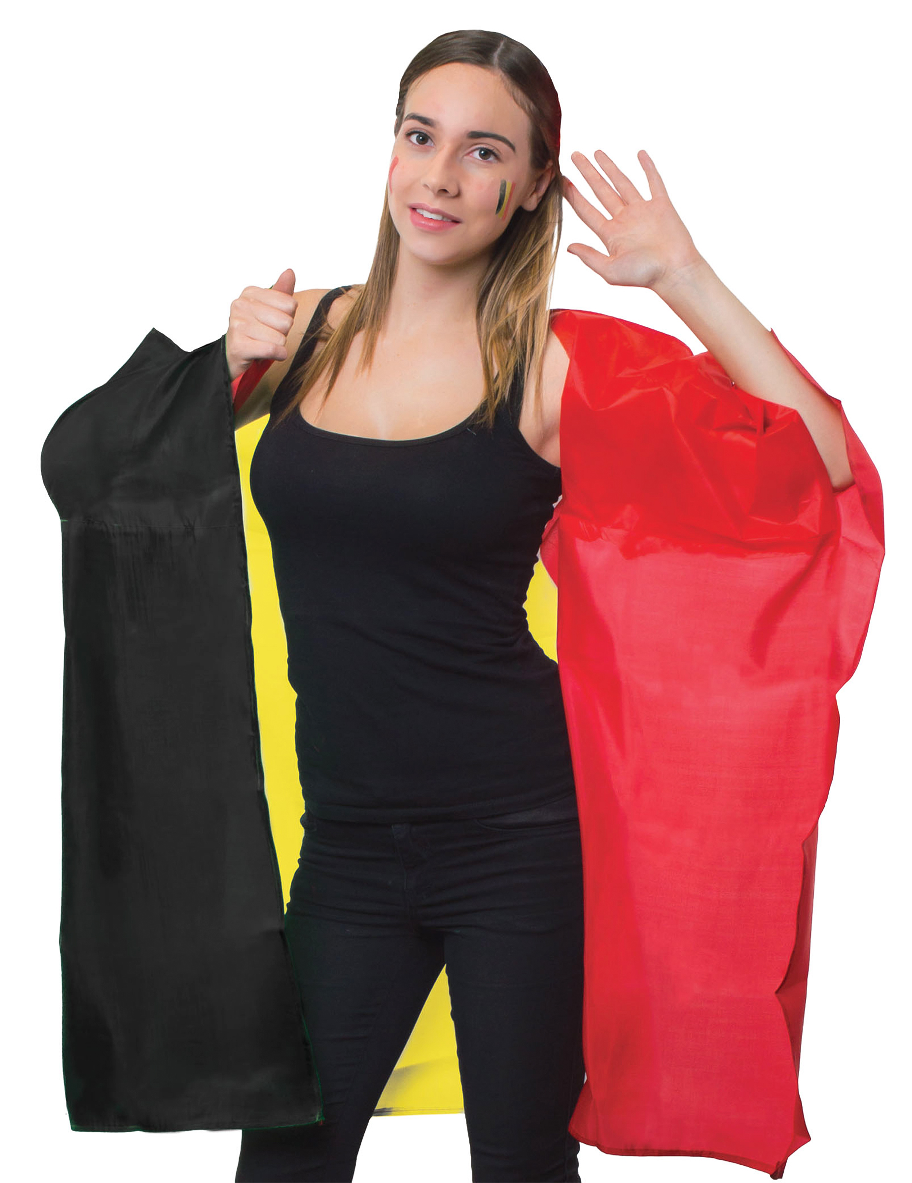 Fan-Cape Belgien Erwachsene 150 x 87 cm von ESPA