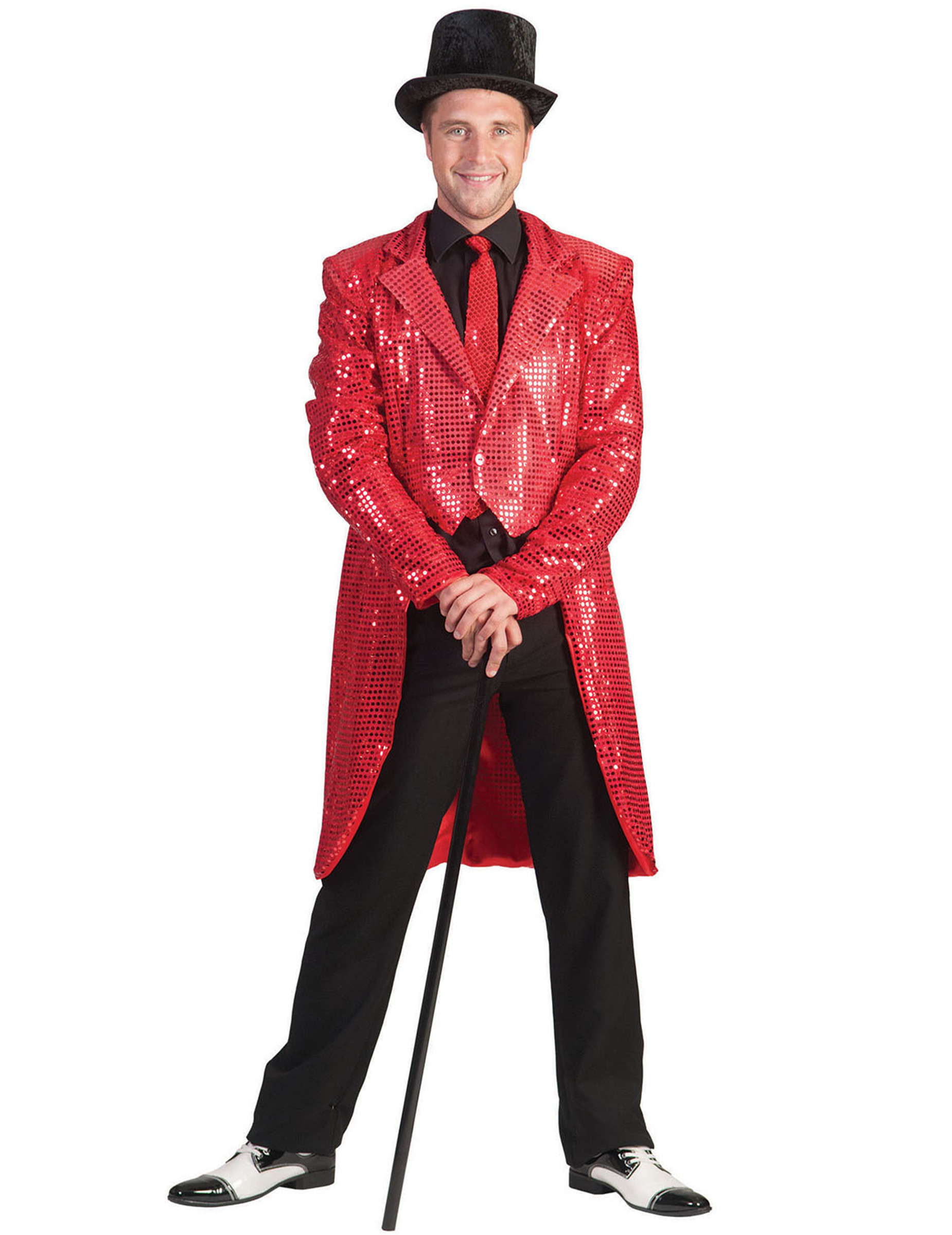 Herren Pailletten Frack rot Herren Pailletten Frack rot von ESPA