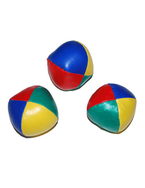 Jonglier Bälle 3 Stück bunt 6cm Jonglier Bälle 3 Stück bunt 6cm von ESPA