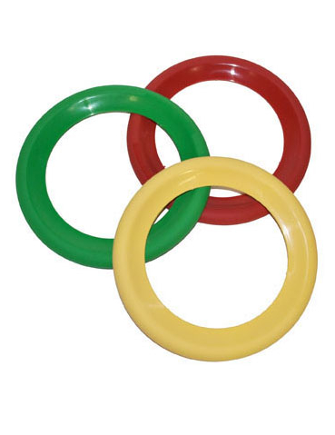Jonglier Ringe Zirkus 3 Stück bunt von ESPA