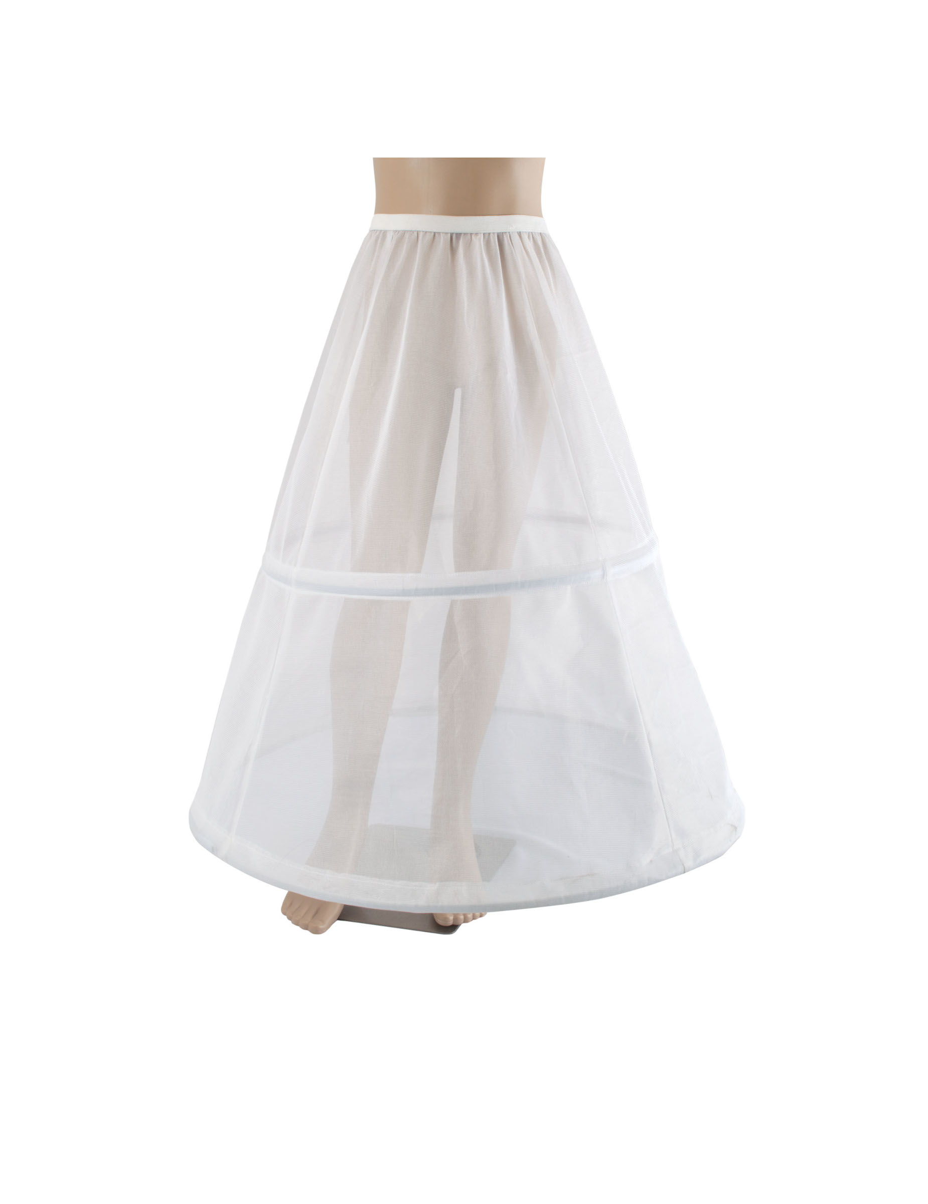 Kinder-Petticoat Kostüm-Accessoire weiss 67 cm von ESPA